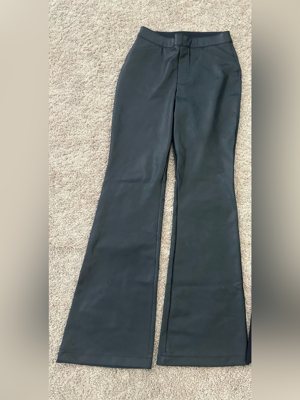 Spanx pull on flared leather pants - Picture 6 of 9